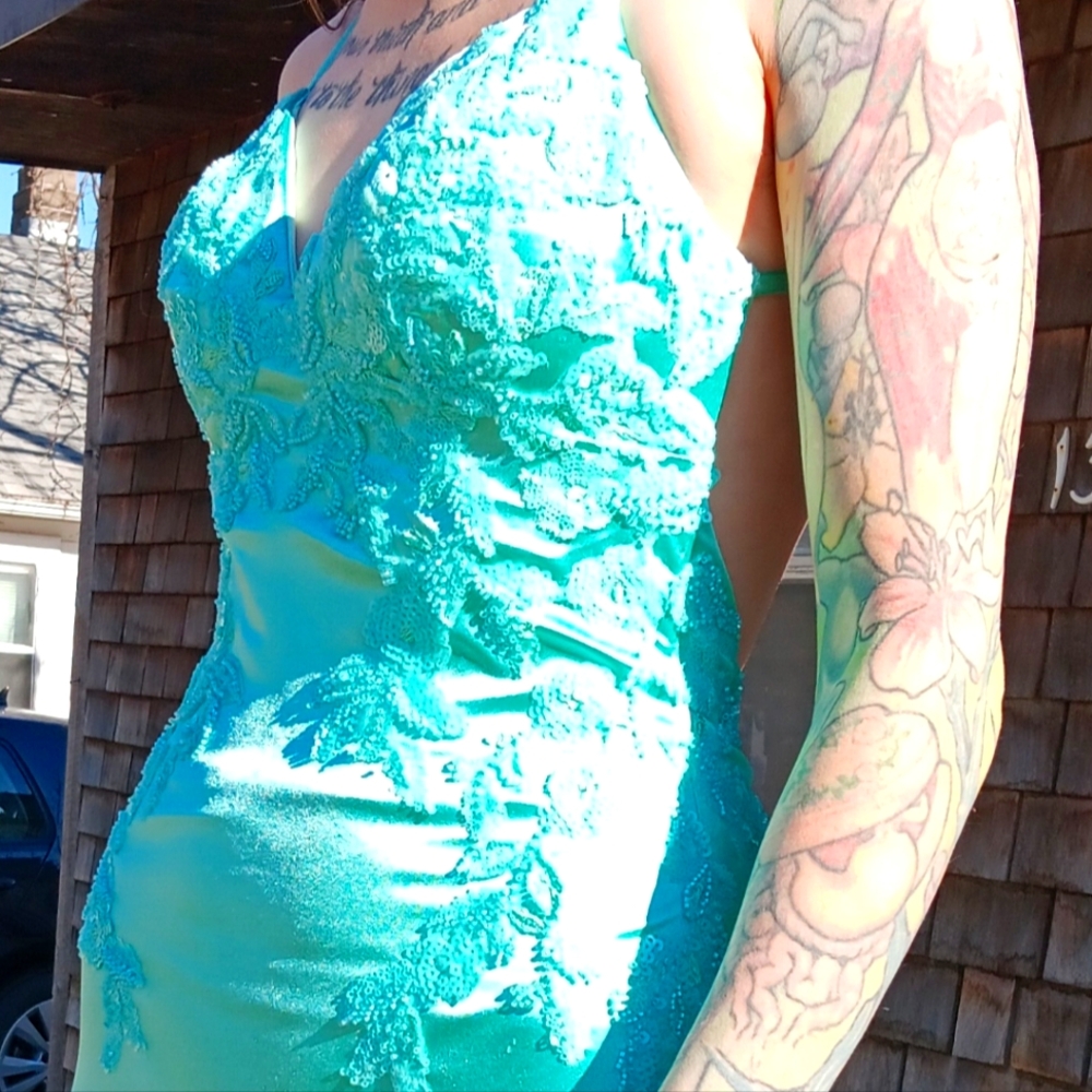 Mint Green Prom Dress